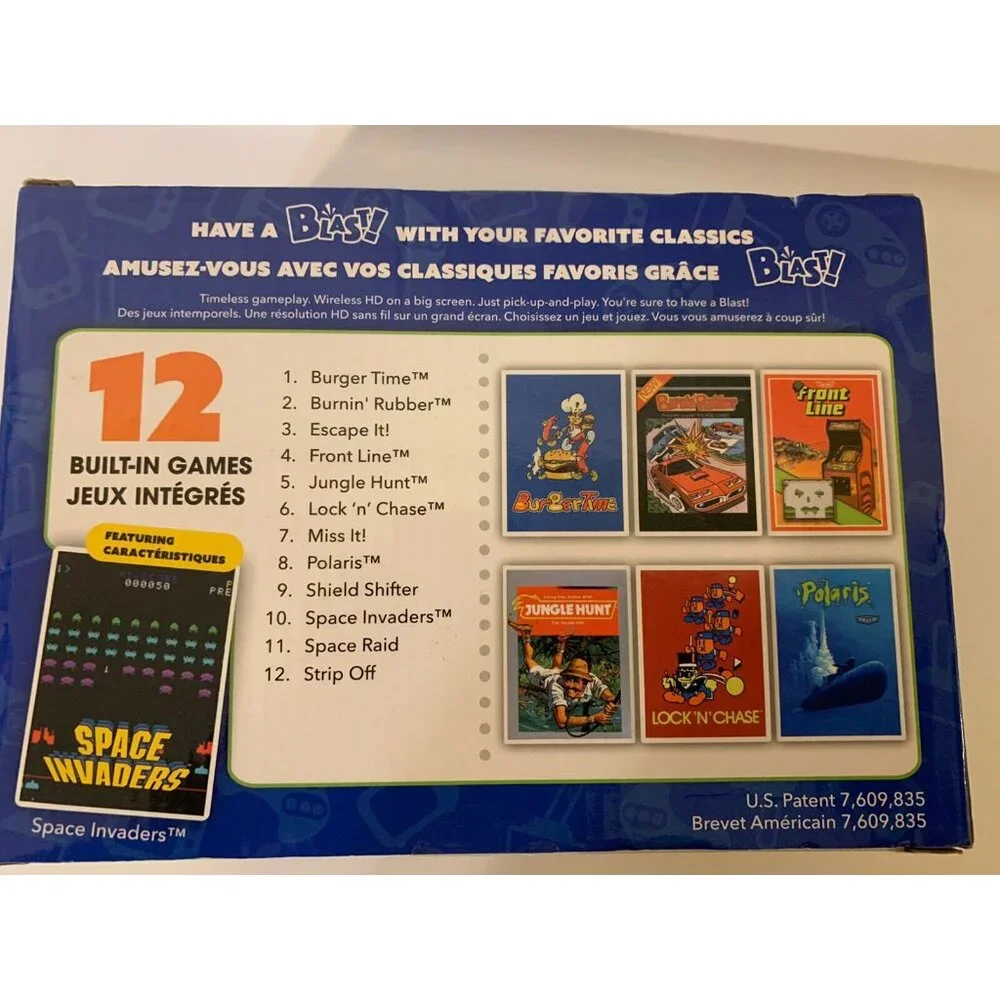 Legends Flashback Blast 12 Built In Games Space Invaders & More HDMI Plug N Play